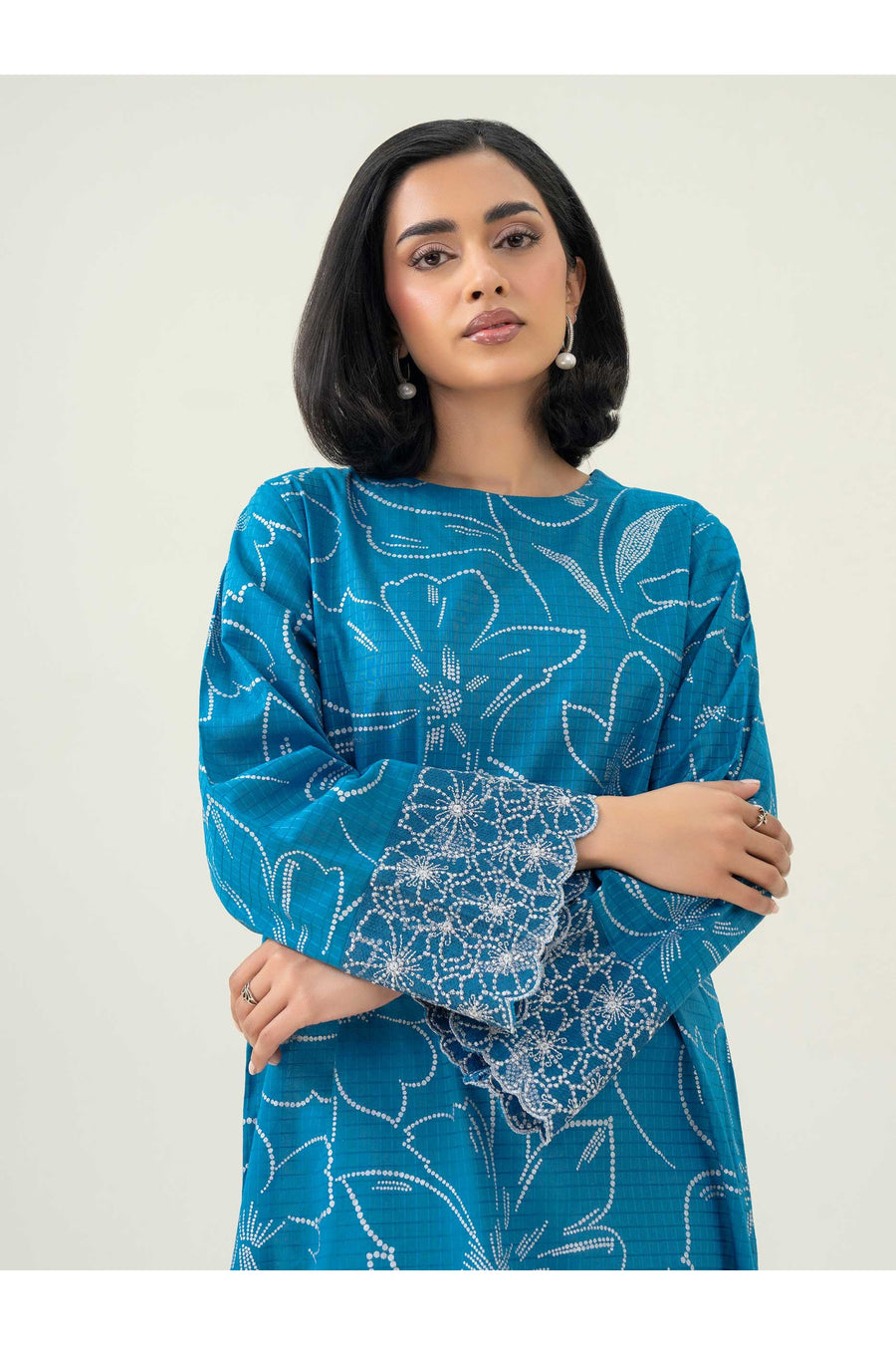 Embroidered Lawn Shirt for Everyday Wear