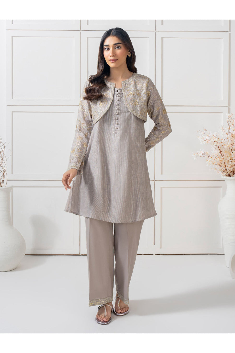 Casual Embroidered 2 Piece Missouri Suit