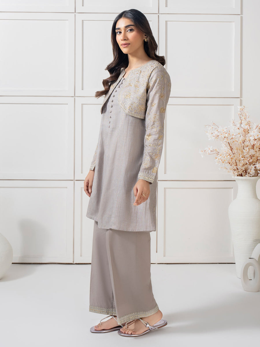 2 Piece Missouri Suit-Embroidered (Pret) - Pehnaawaa