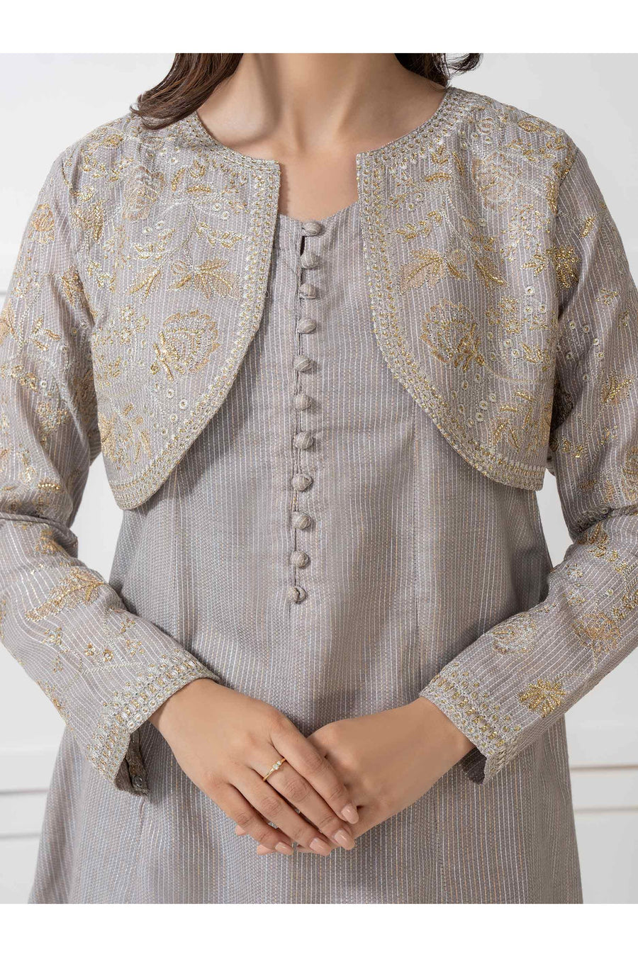 Casual Embroidered 2 Piece Missouri Suit