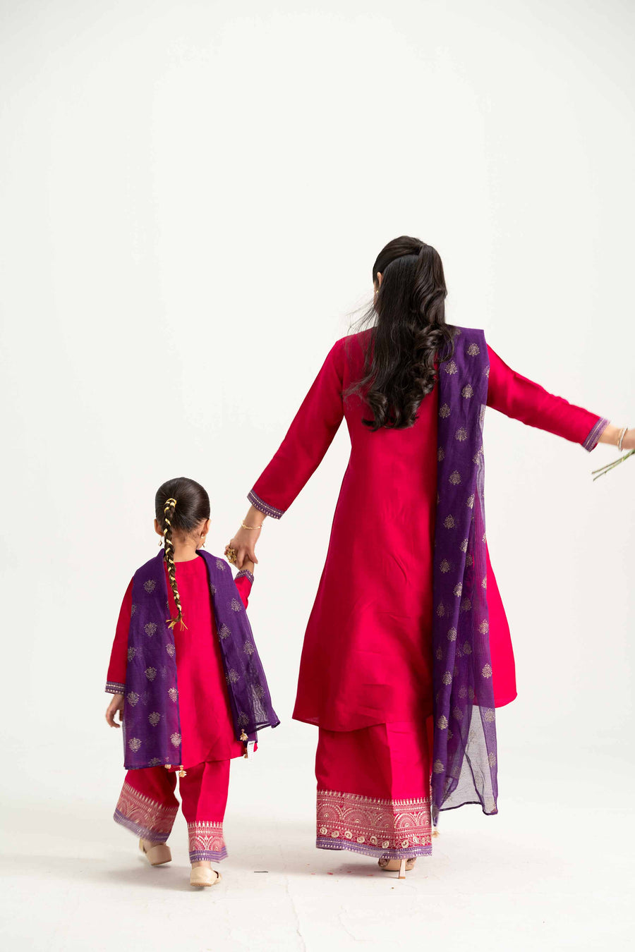 Stylish 3 Piece Embroidered Suit Set