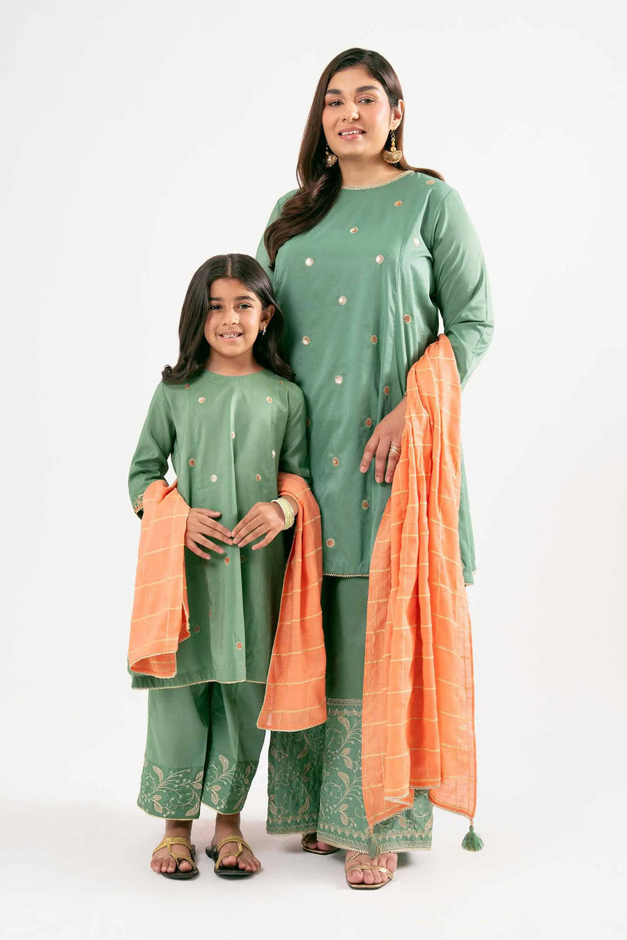 Embroidered 3 Piece Suit for Effortless Style