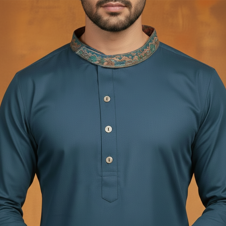 Blue Viscose nan | 2-Piece Blue Wing Teal