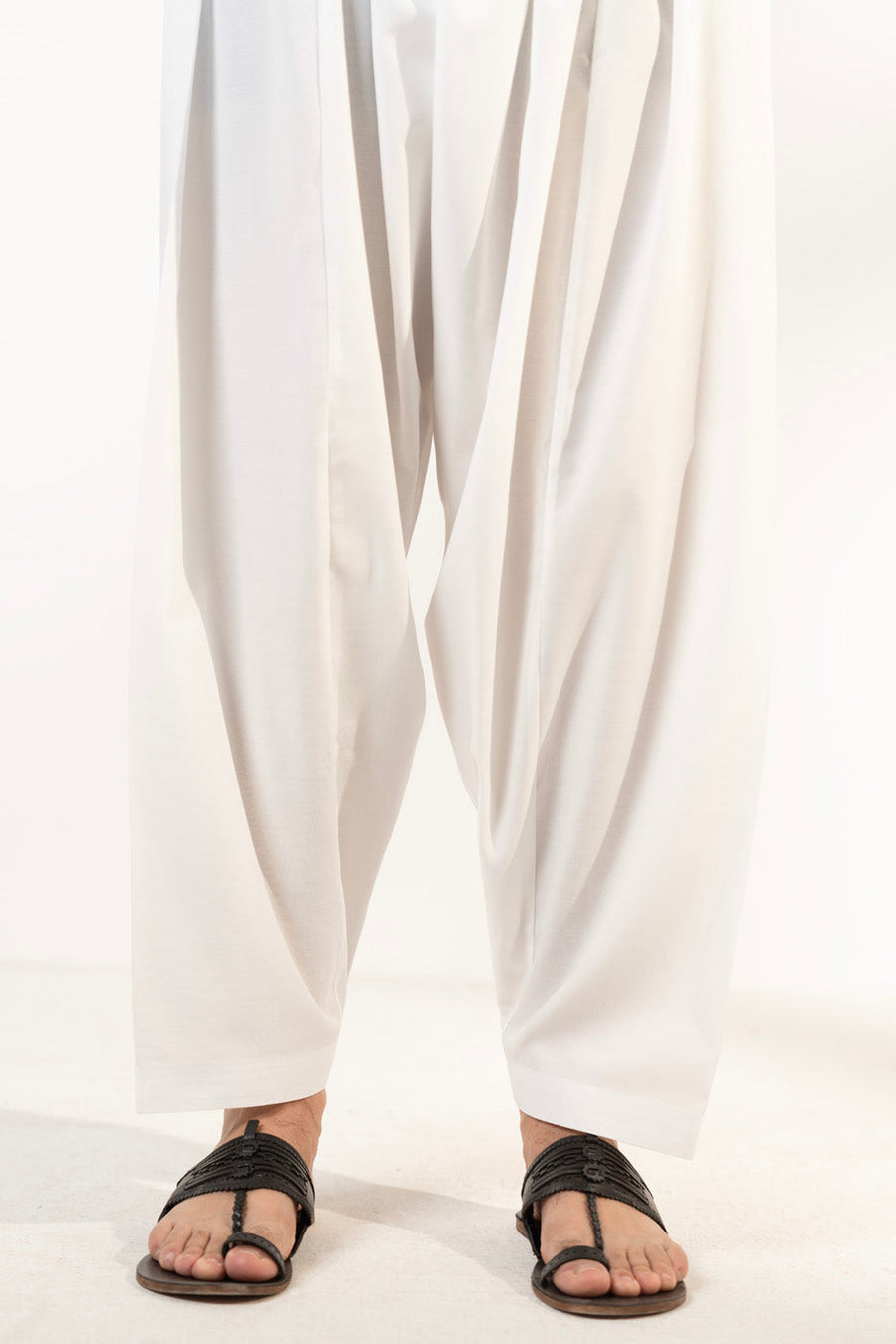 Mulberry Silk Cotton Blend Shalwar - Pehnaawaa