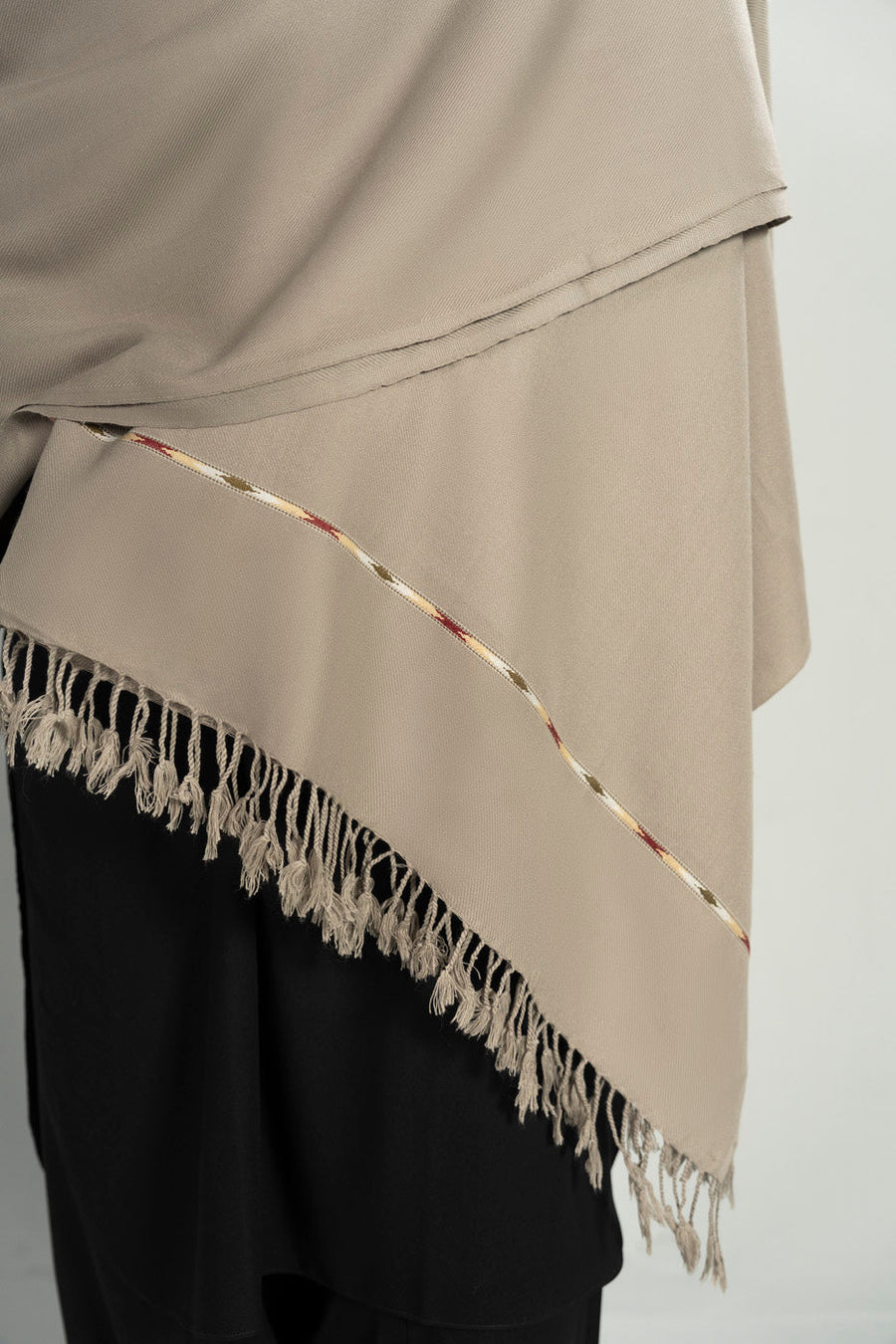 Ivory Cotton 3-Piece Kurta Set | Band Collar