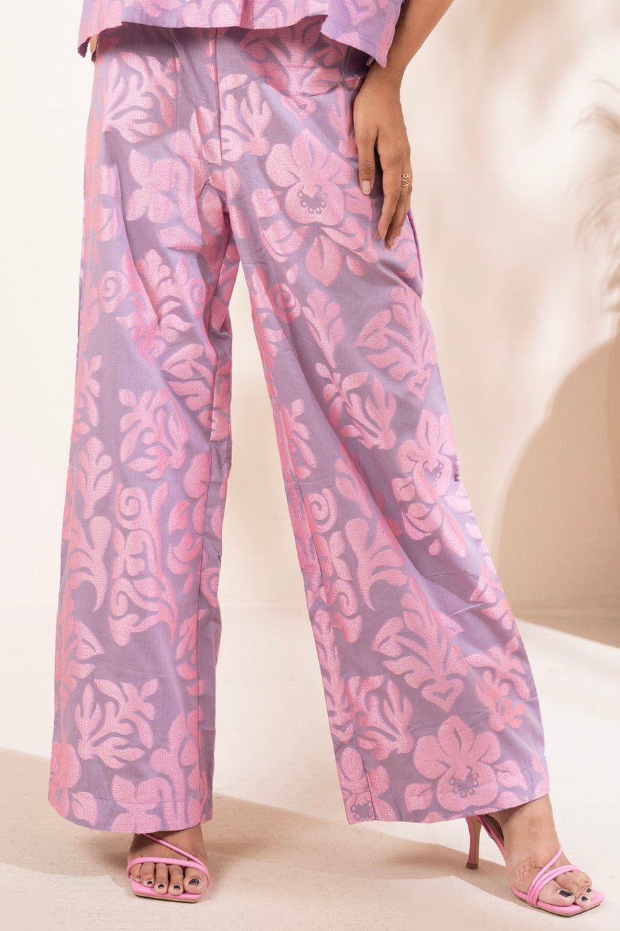 Jacquard Woven Trousers For Elegant Wardrobe - Pehnaawaa