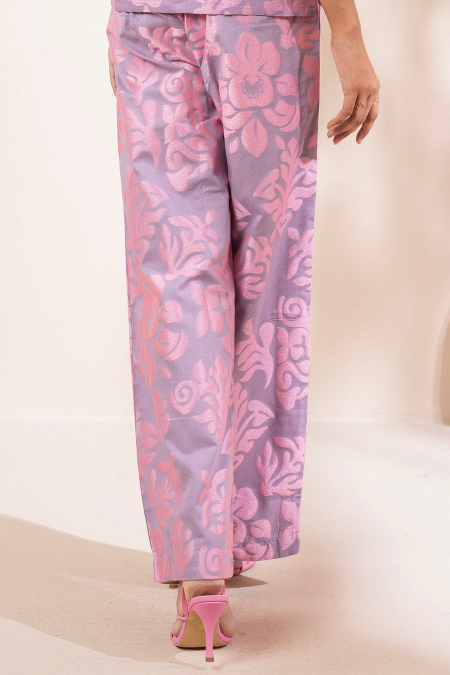 Jacquard Woven Trousers For Elegant Wardrobe - Pehnaawaa