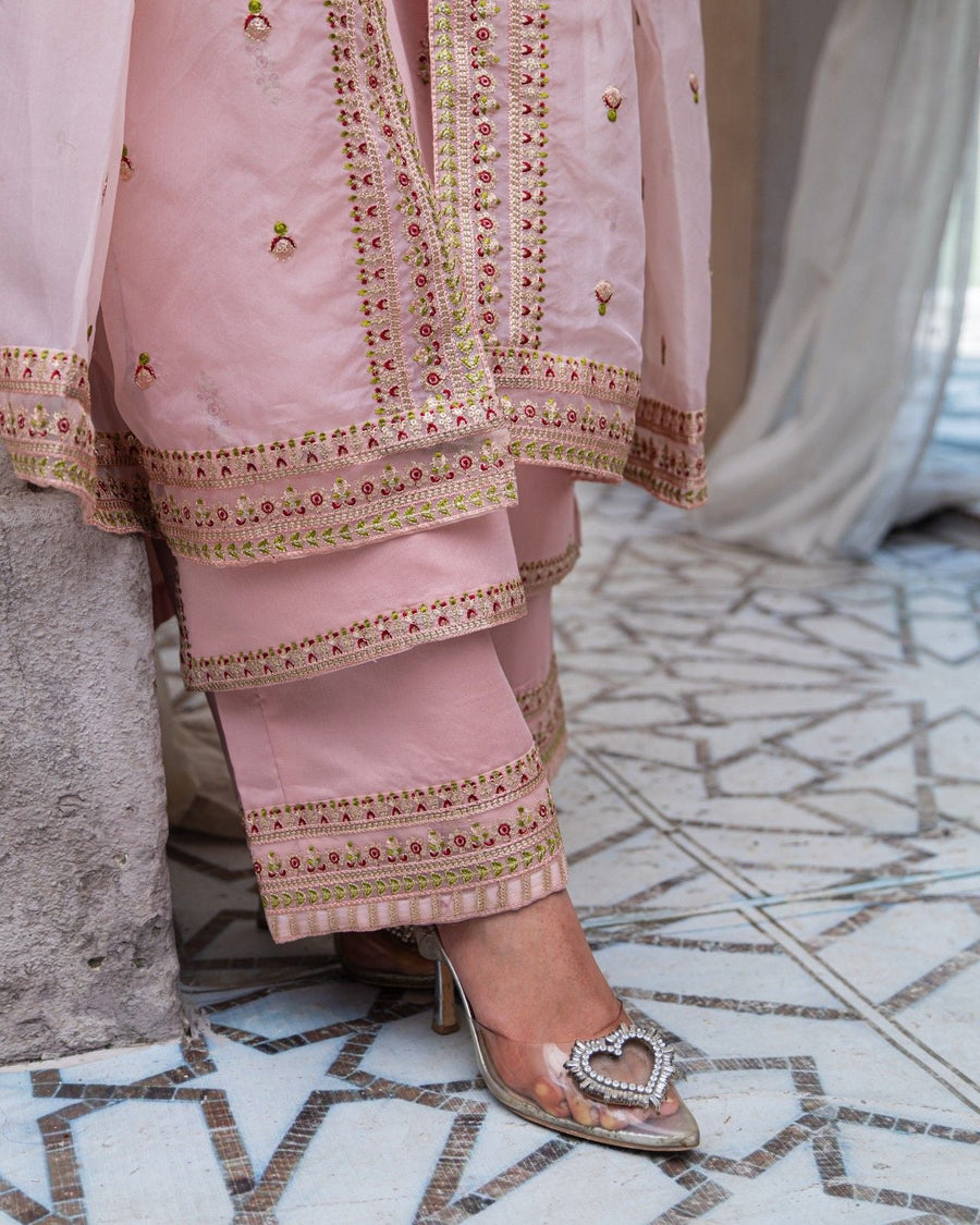 Royal Pink Majesty – Premium Stitched Suit for Women