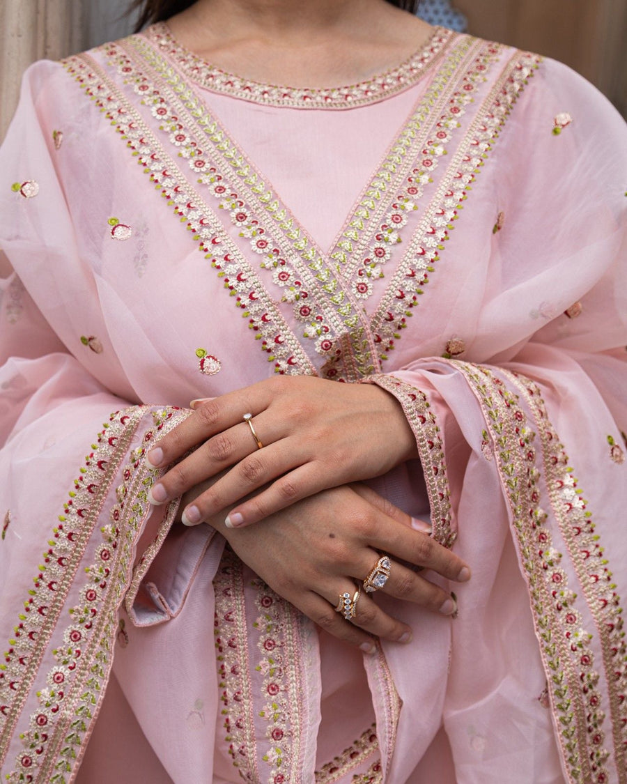 Royal Pink Majesty – Premium Stitched Suit for Women