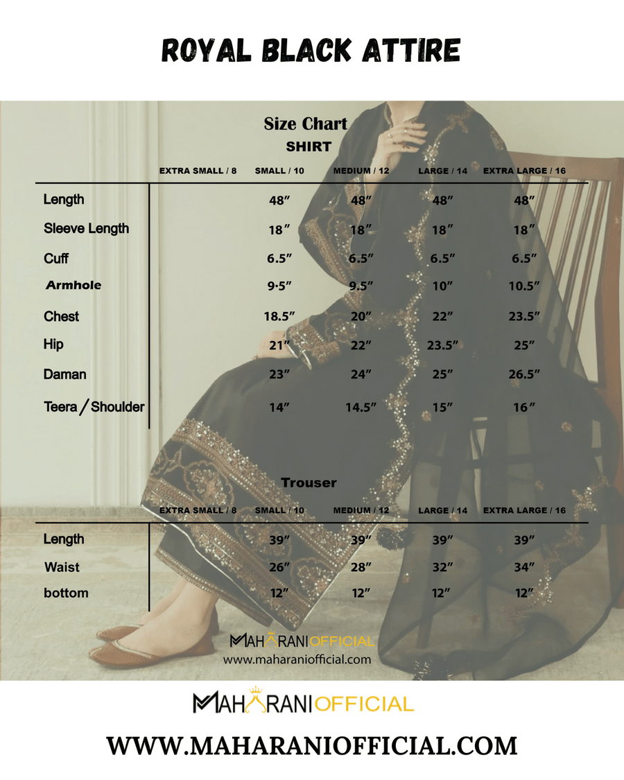 Royal Black Attire – Classic 3-Piece Suit for Women