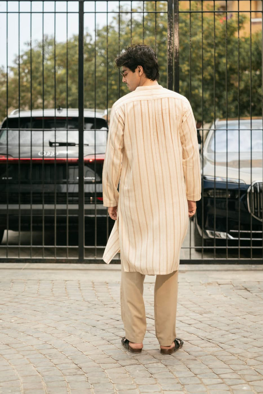 Premium Yarn-Dyed Cotton Kurta India - Pehnaawaa