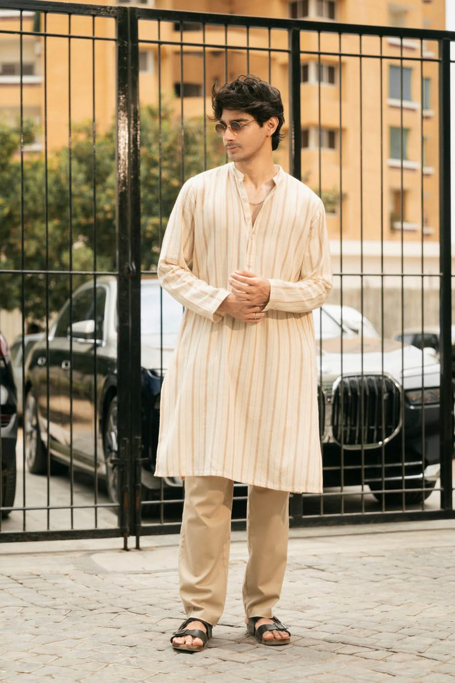Premium Yarn-Dyed Cotton Kurta India - Pehnaawaa