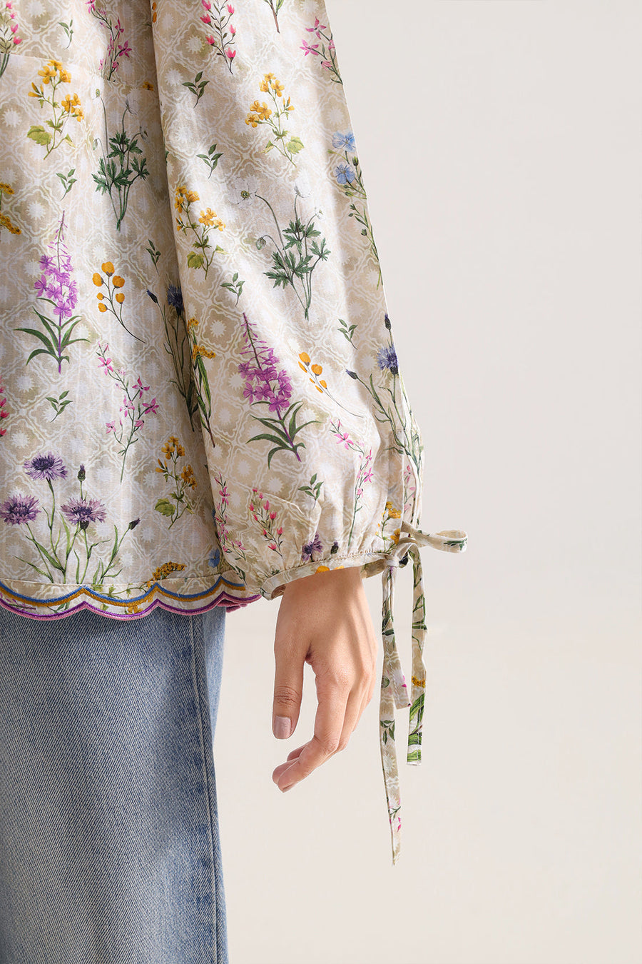 Printed Strip Lawn Stitched Shirt - Pehnaawaa