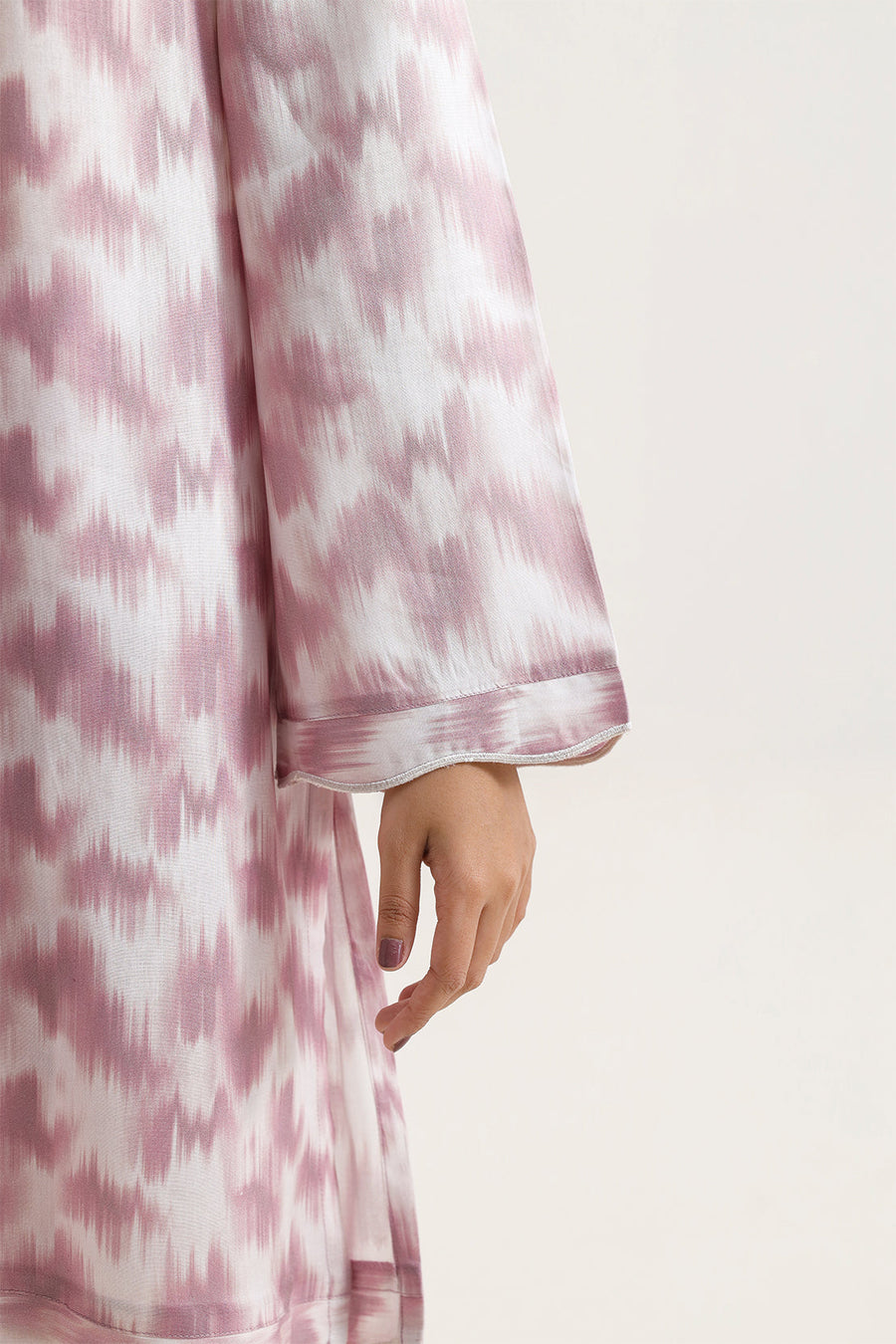 Printed Embroidered Arabic Lawn Stitched 2 Piece (Shirt/Trouser) - Pehnaawaa