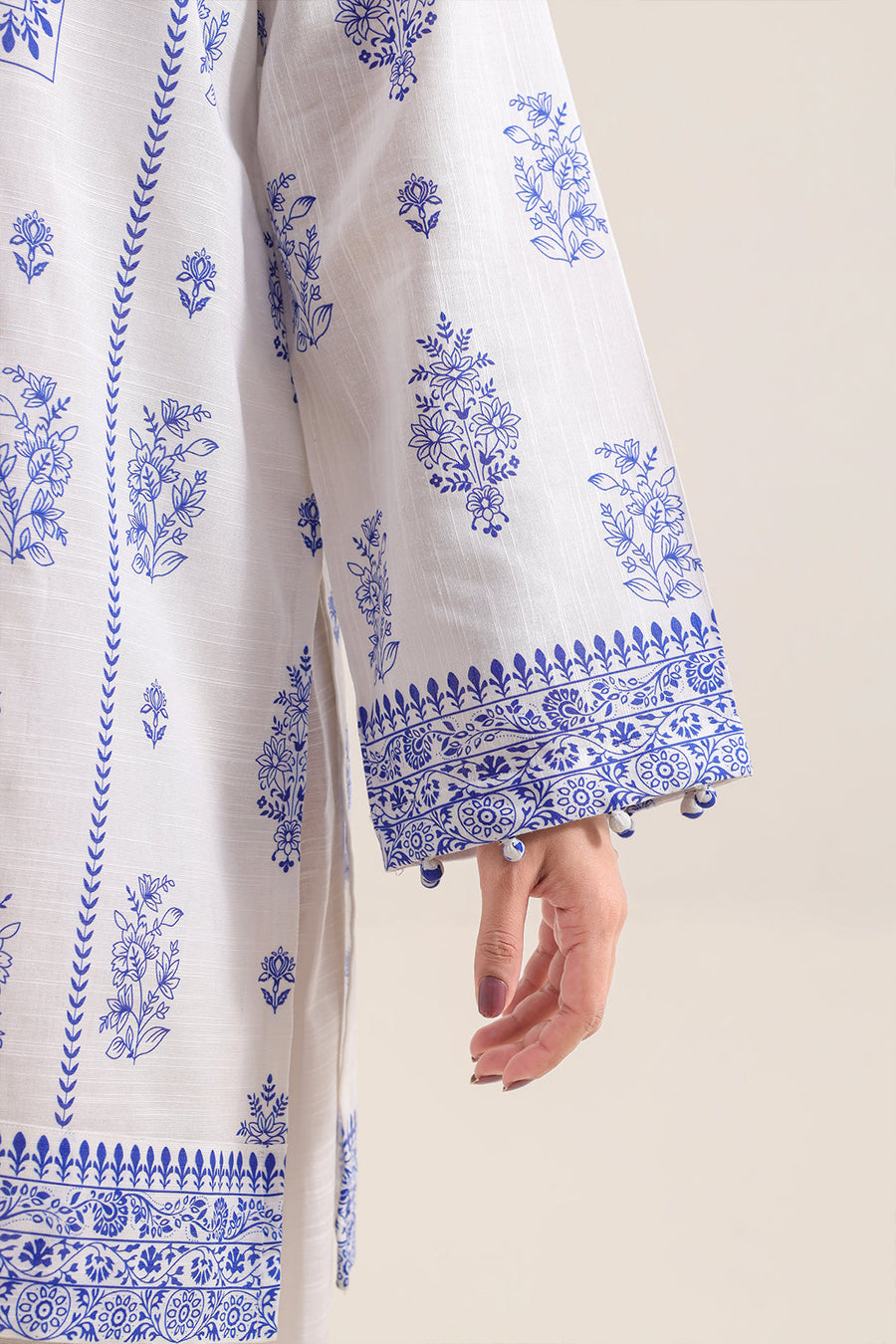 Printed Khaddar Stitched Shirt - Pehnaawaa