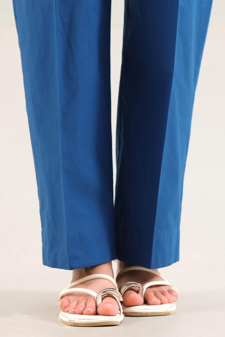 Solid Embroidered Poplin Stitched 2 piece (Shirt/Trouser)