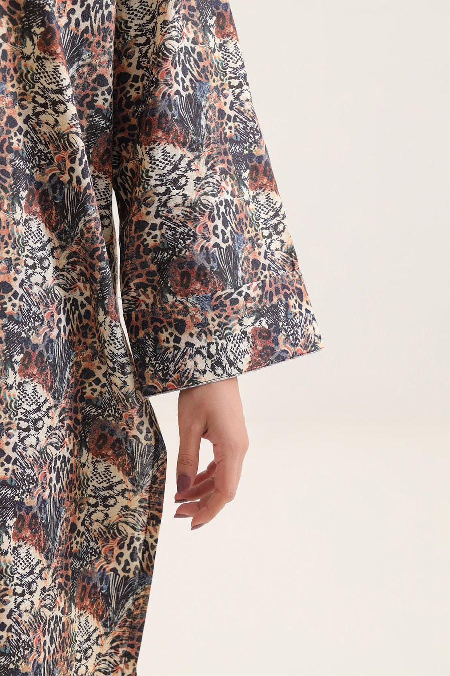 Printed Khaddar Stitched 2 Piece (Shirt/Trouser) - Pehnaawaa