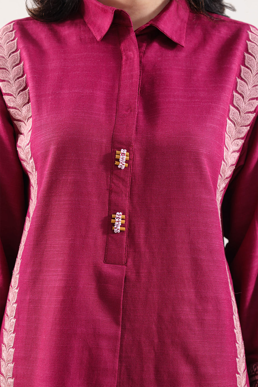 Printed Khaddar Stitched 2 Piece (Shirt/Trouser) - Pehnaawaa
