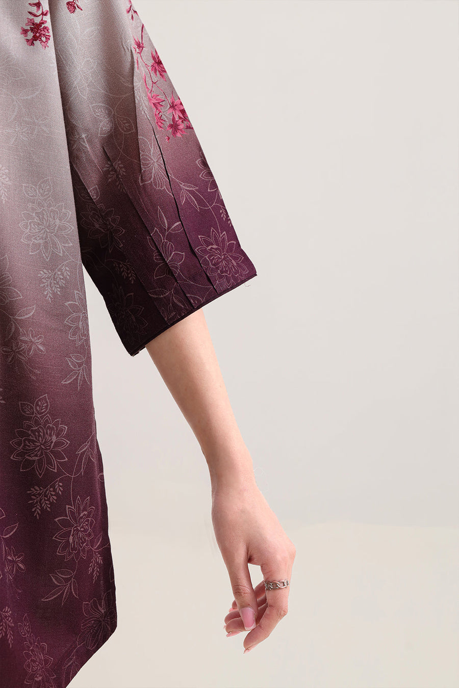 Printed Khaddar Stitched Shirt - Pehnaawaa