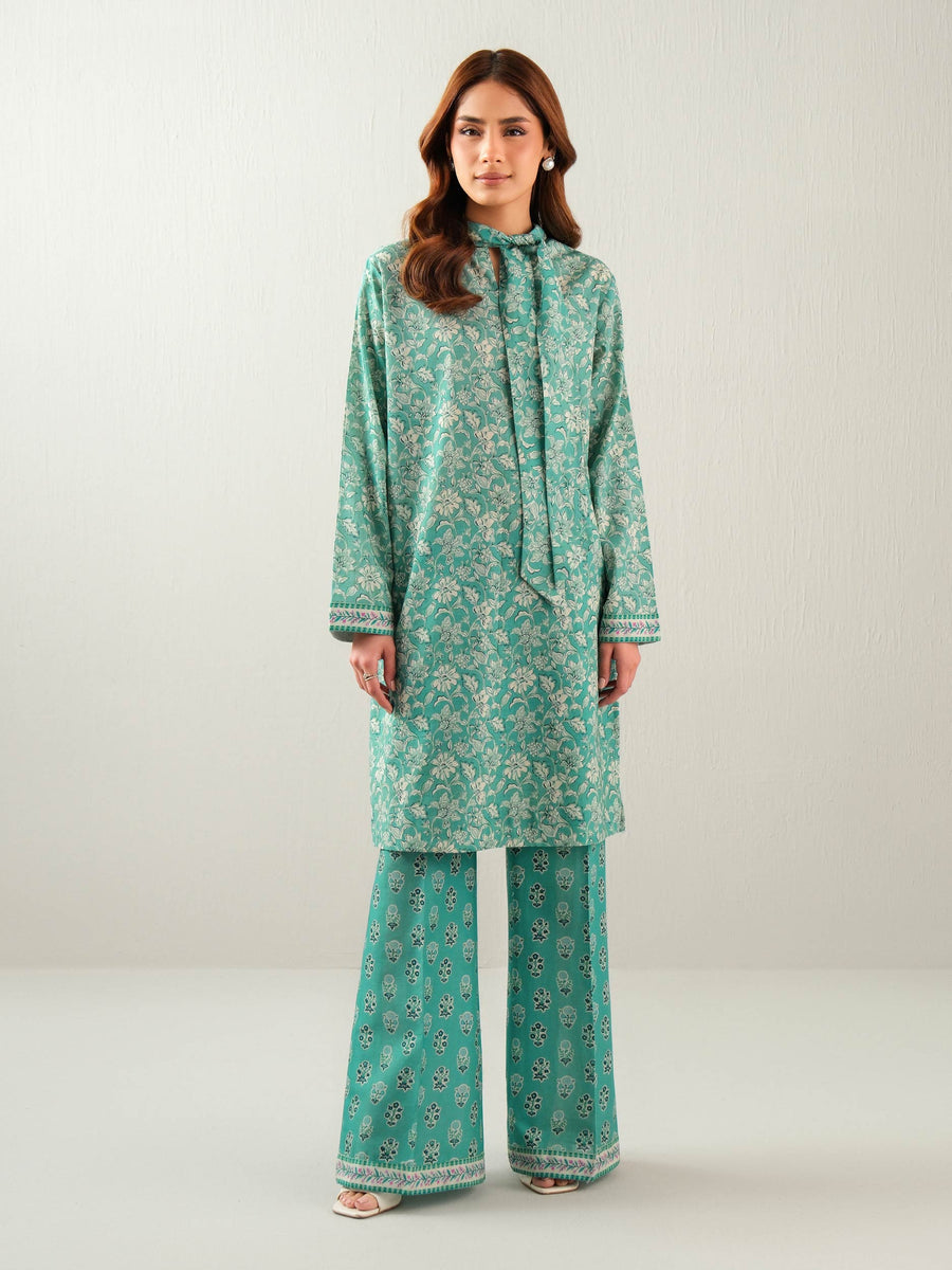 2 Piece Khaddar Suit-Printed (Unstitched)