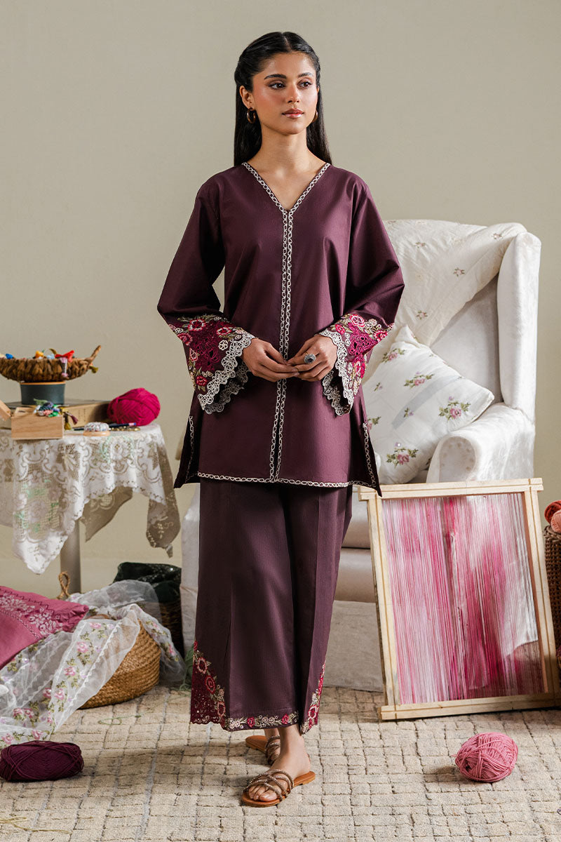 ORCHID SMOKE-2PC (SHIRT & TROUSER) - Pehnaawaa