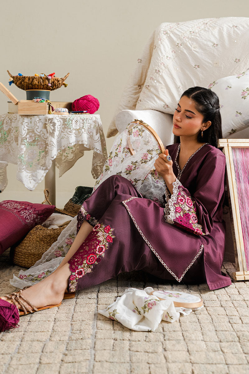 ORCHID SMOKE-2PC (SHIRT & TROUSER) - Pehnaawaa