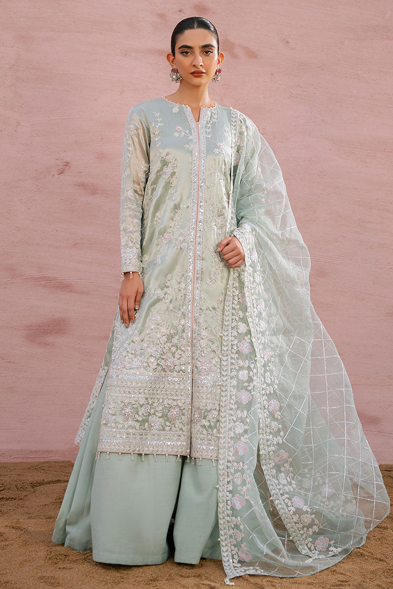 WHISPER DEW-3PC TISSUE EMBROIDERED PRET - Pehnaawaa