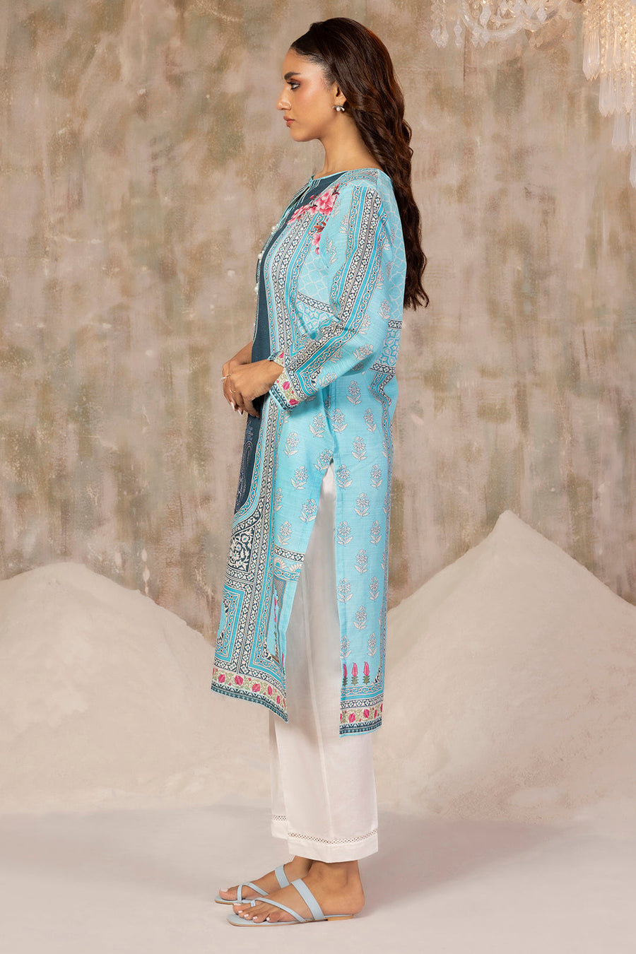 Khaddar Heritage Handwoven Embroidered Kurta