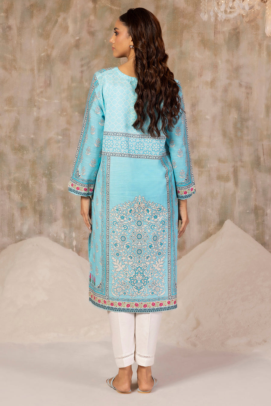 Khaddar Heritage Handwoven Embroidered Kurta