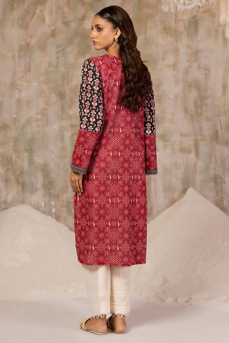 Khaddar Premium Handloom Kurta - Pehnaawaa