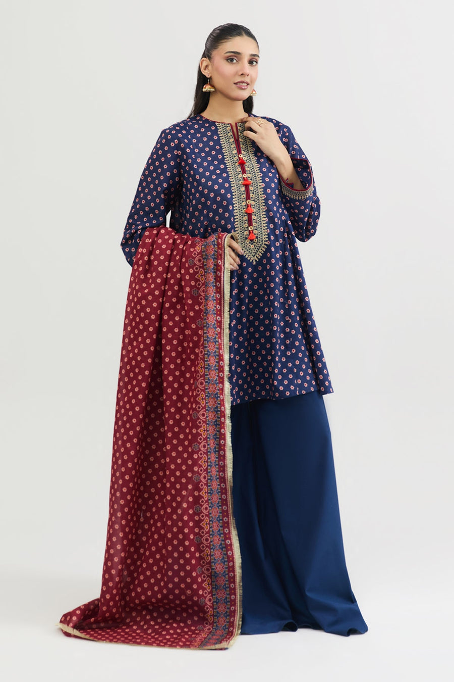 LAWN | EMBROIDERED - Pehnaawaa