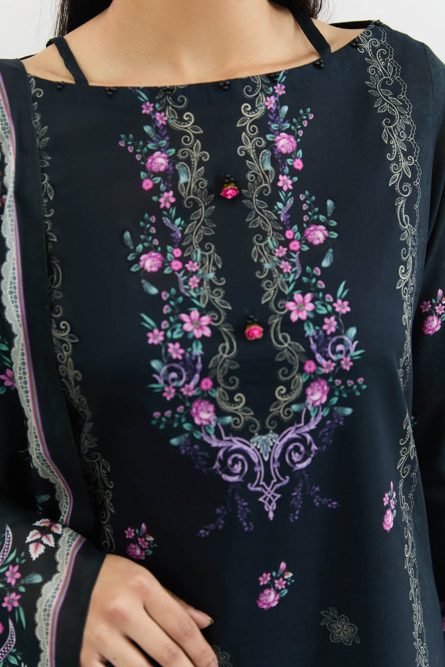 LAWN | EMBROIDERED - Pehnaawaa