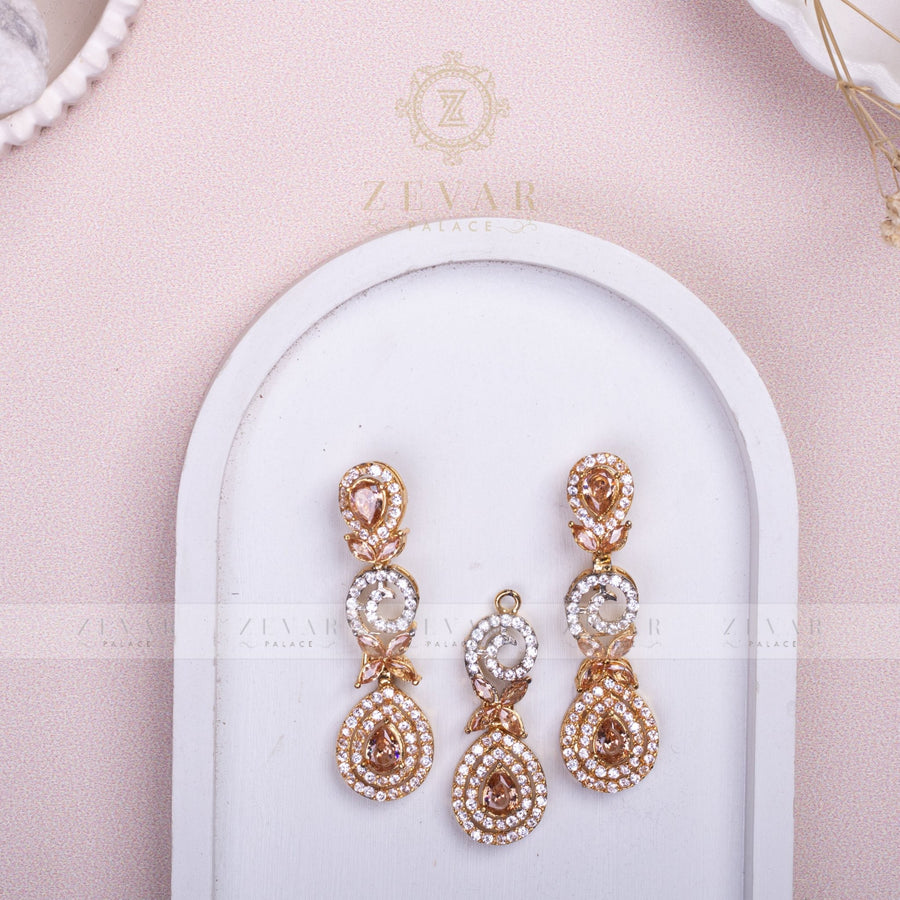 Ad Earrings & Teeka - 046 - Pehnaawaa