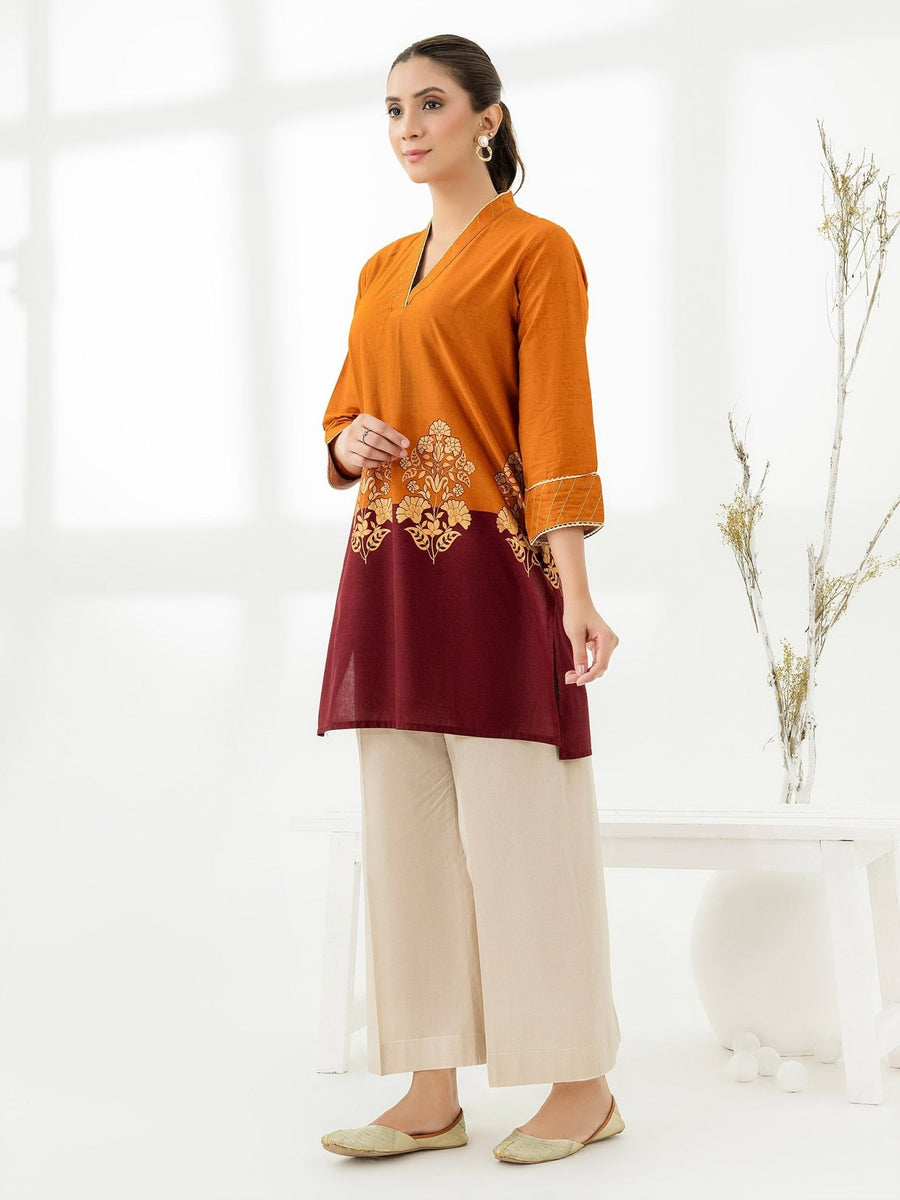 Cambric Kurti - Paste Print (Pret) - Pehnaawaa