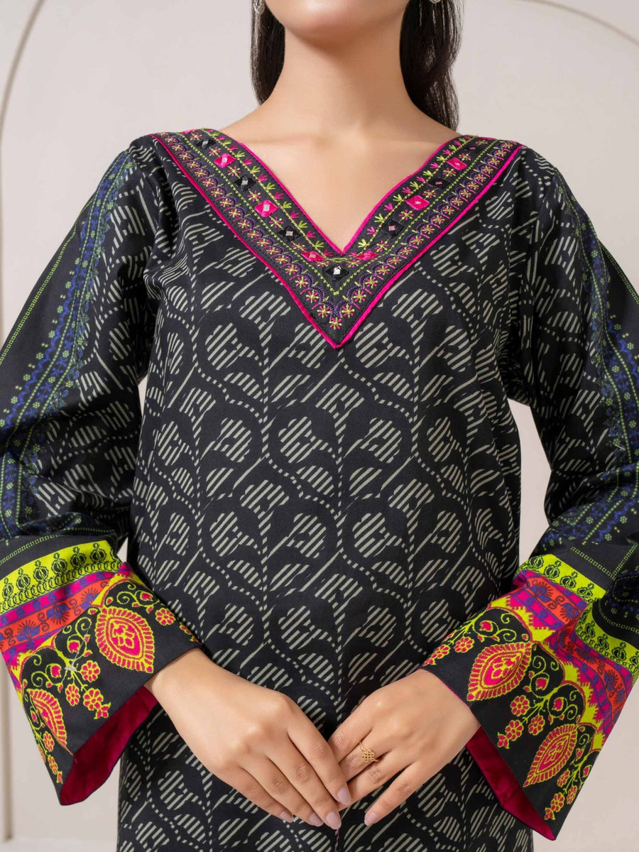 Cambric Shirt - Embroidered (Pret) - Pehnaawaa