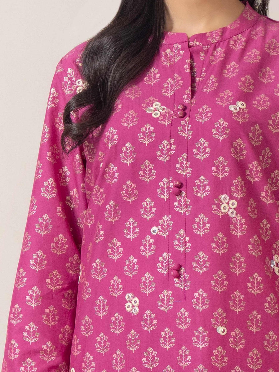 Cambric Shirt - Embroidered (Pret) - Pehnaawaa