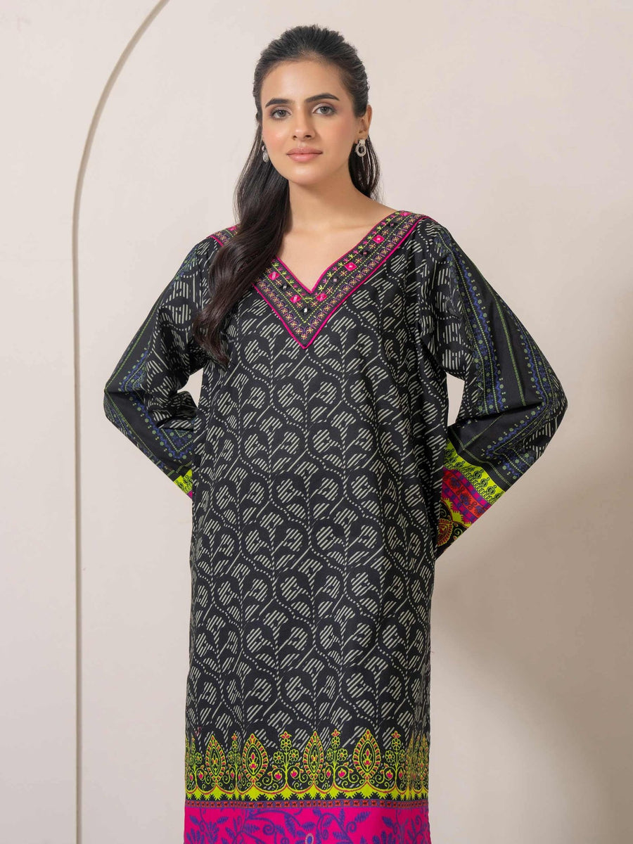 Cambric Shirt - Embroidered (Pret) - Pehnaawaa