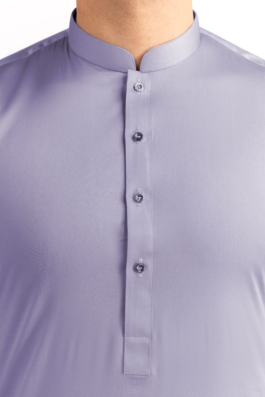 Off-White Cotton 2-Piece Men's Kurta | Classic Collar Silhouette