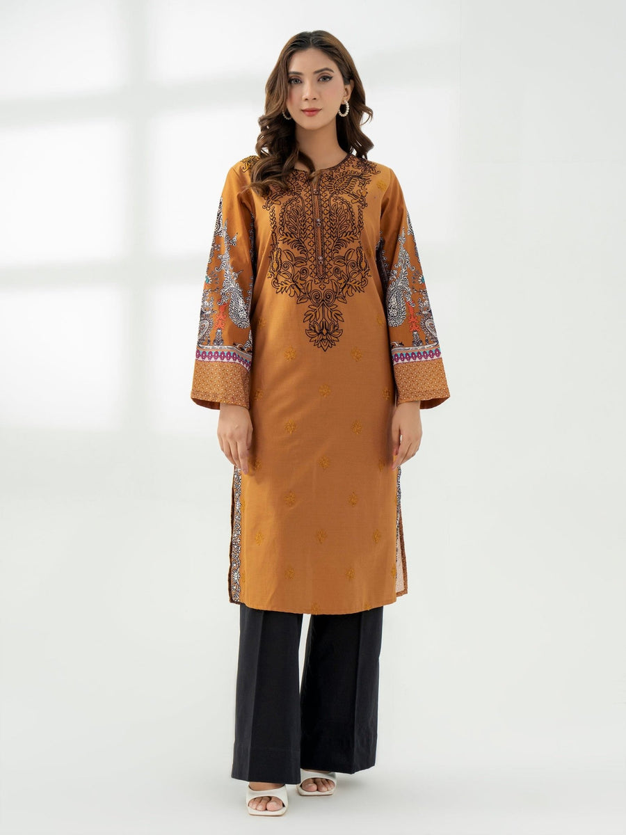 Cotton Shirt - Embroidered (Pret) - Pehnaawaa