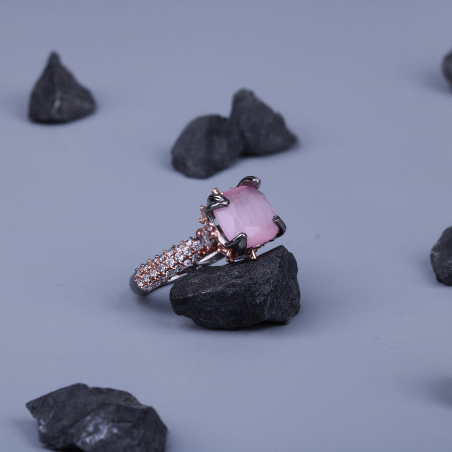 Cubic Zircons Oxidise Ring - Pehnaawaa