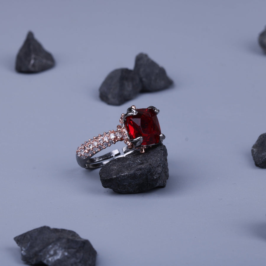 Cubic Zircons Oxidise Ring - Pehnaawaa