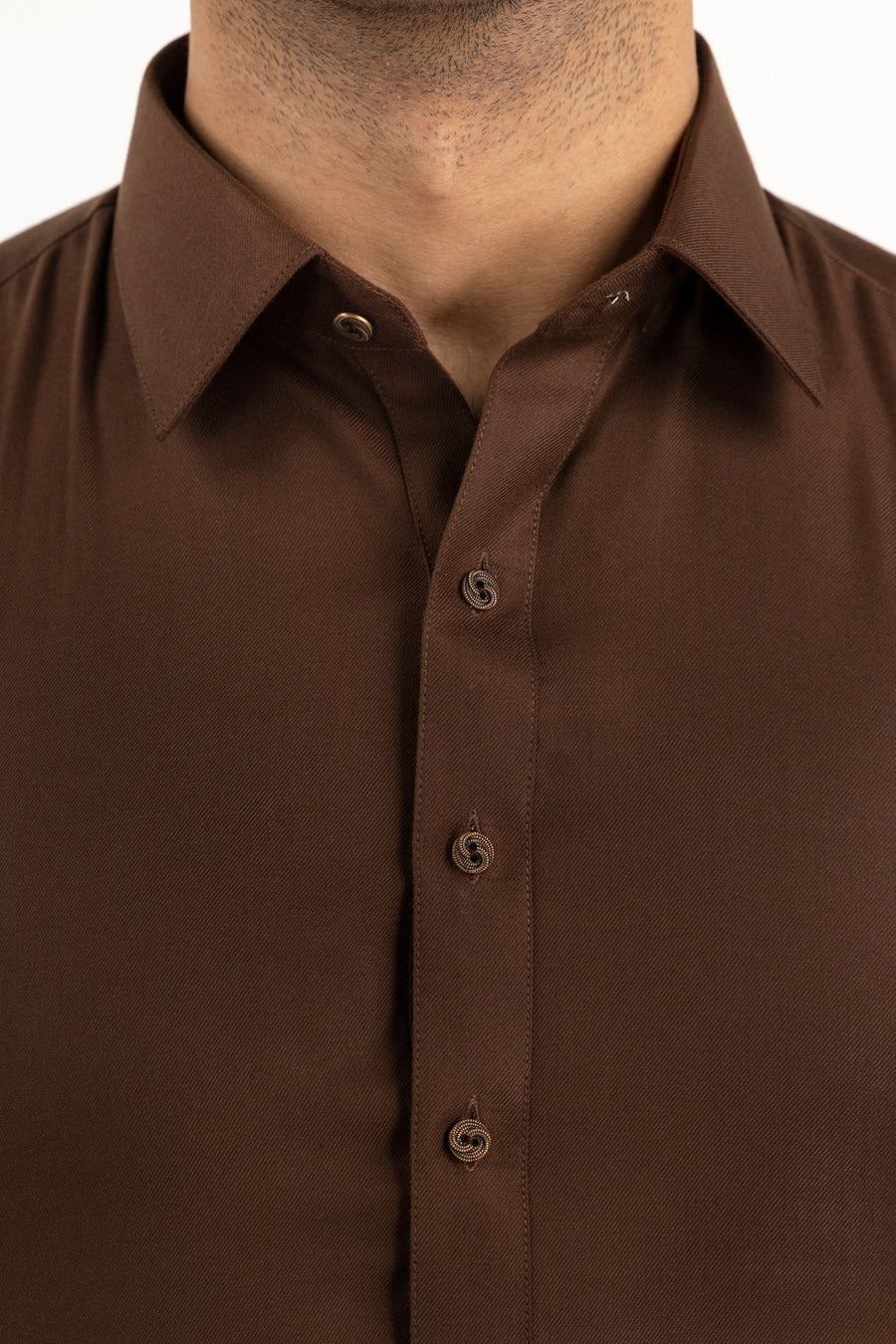 Midnight Navy Cotton Silk 2-Piece Kurta | Mandarin Collar