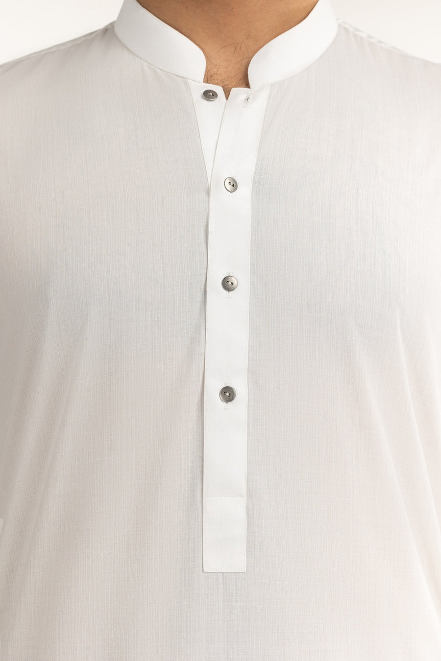 Olive Cotton 2-Piece Men's Kurta | Button-Front Collar
