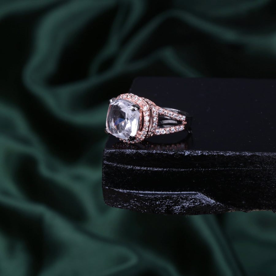 Delicate Oxidise Ring - Pehnaawaa