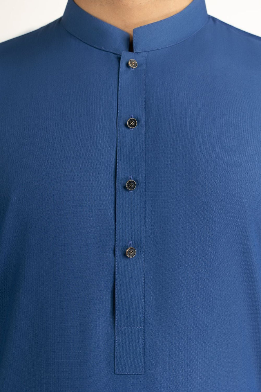 Lilac Cotton 2-Piece Kurta Set | Half-Button Placket
