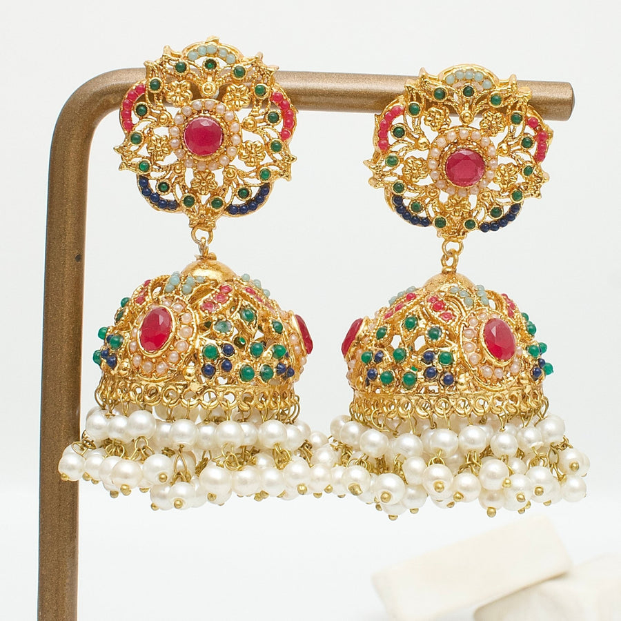 Elegant Jhumka Earrings - Pehnaawaa