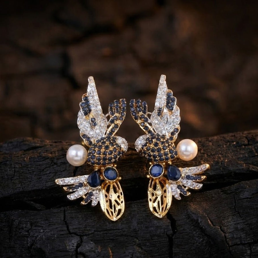 Elegant Parrot Earring - Pehnaawaa