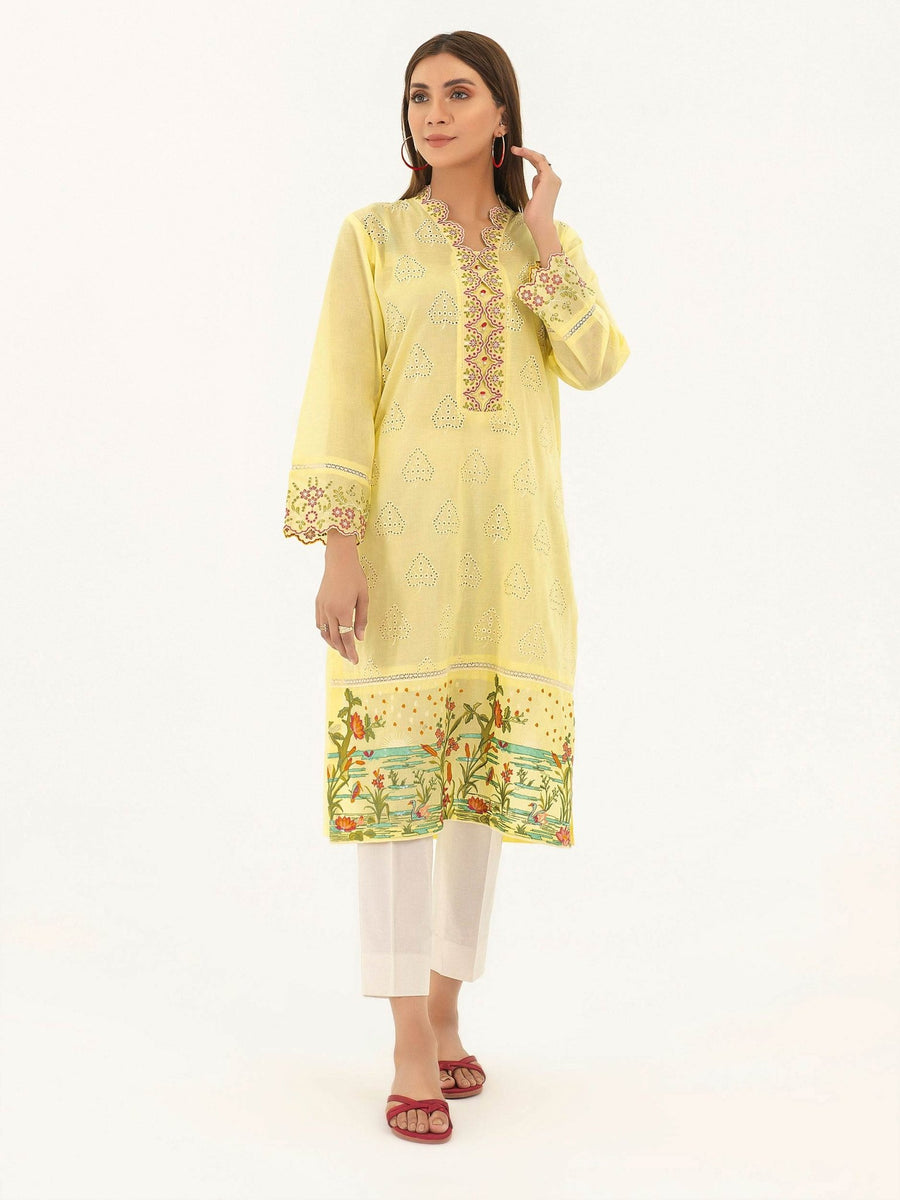 Embroidered Lawn Shirt - Pehnaawaa