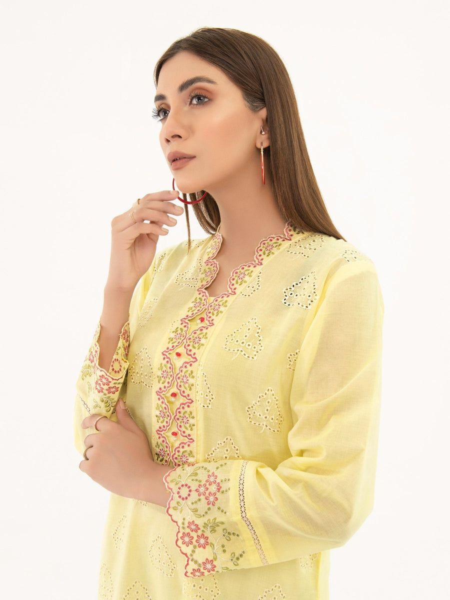 Embroidered Lawn Shirt - Pehnaawaa