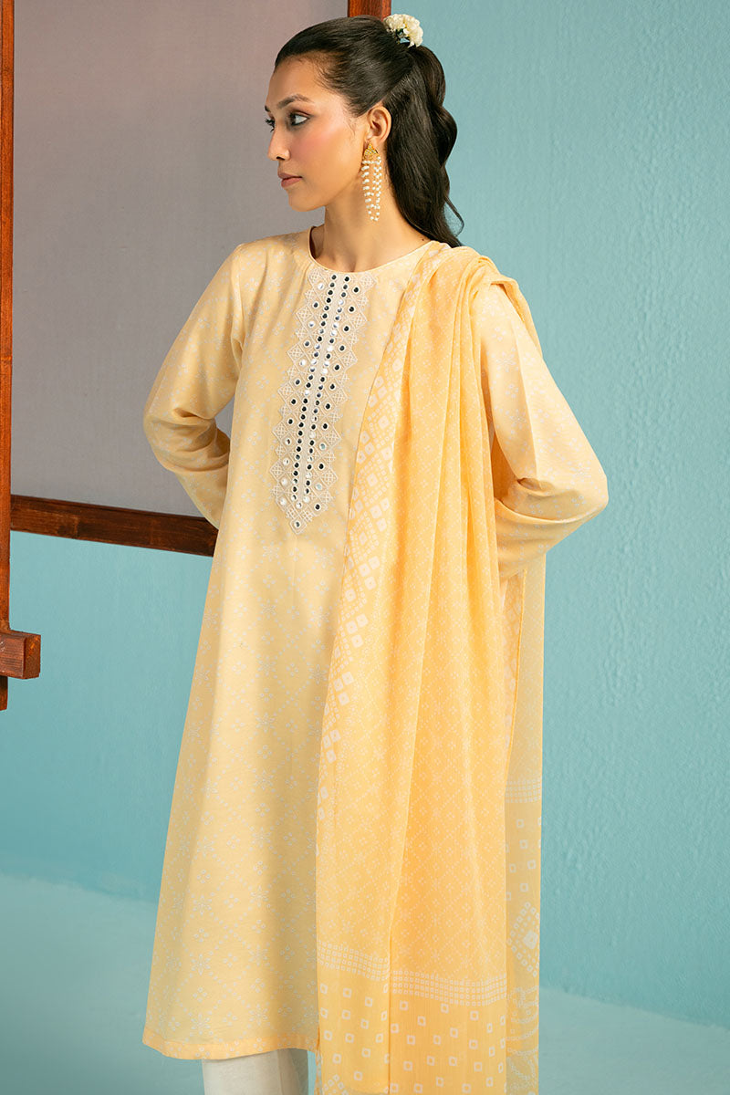 IRIS LIME-2PC (SHIRT & DUPATTA)